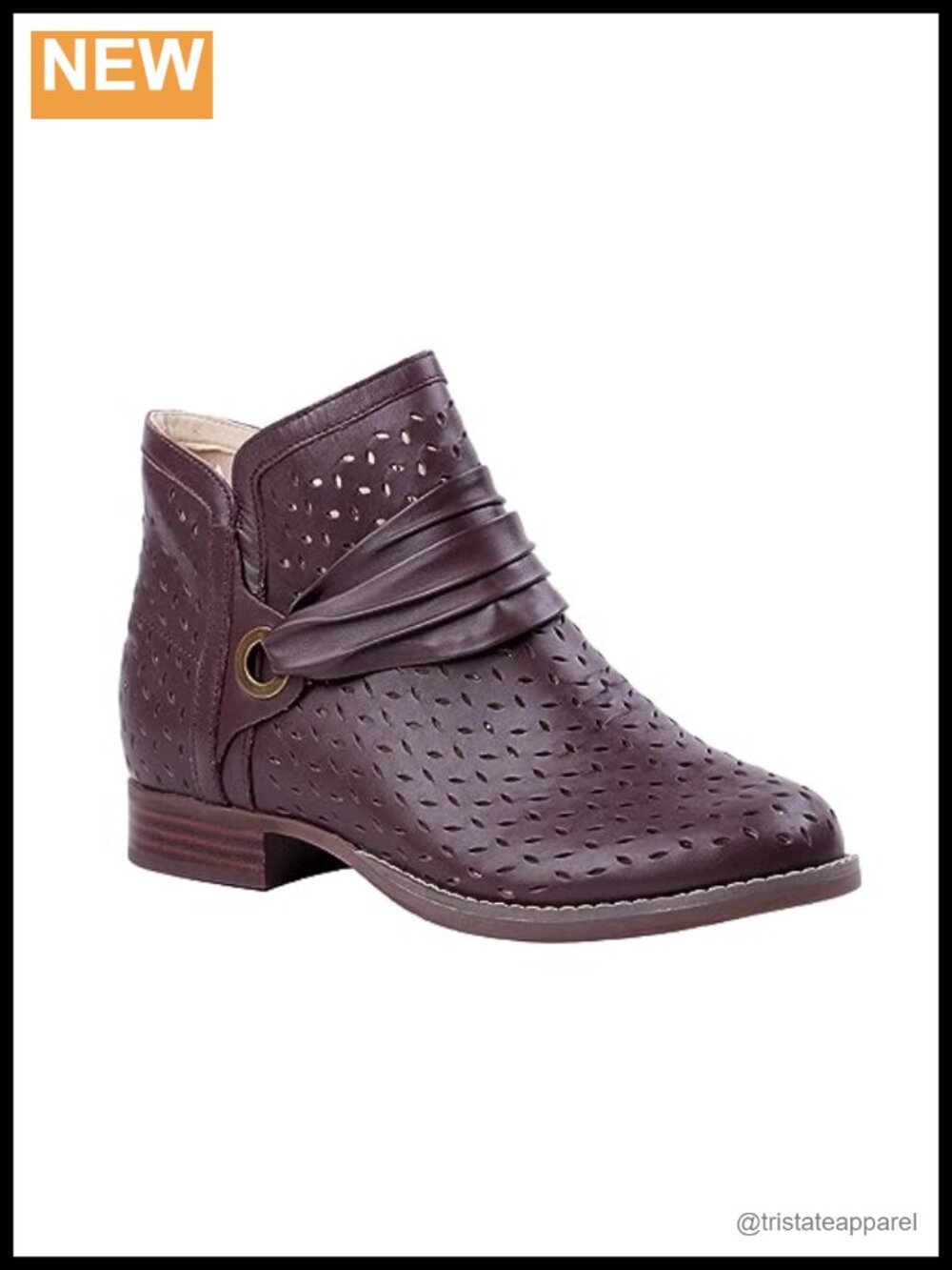 Women's Leather Ankle Booties Orthotic Arch Support Non-Slip